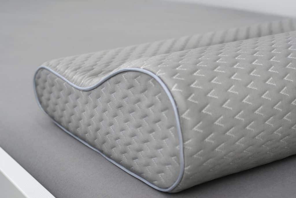 Gray orthopedic pillow